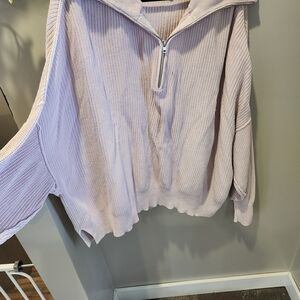 Aerie Xxl Lavender Beyond Quarter Zip